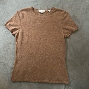 Cashmere Short Sleeve Sweater
